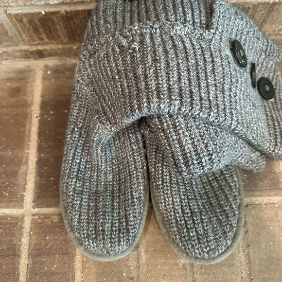 UGG Gray Tall Sweater Knit Boots see description for details sz 8 - Picture 2 of 6